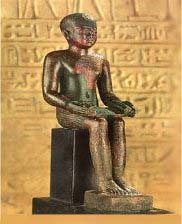 Статуя Имхотепа из Каирского музея